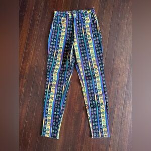 VITAGE VERSACE JEANS COUTURE | high-rise | patterned | 28 waist